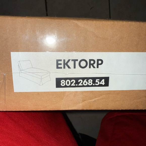 IKEA NEW IKEA EKTORP Standing Chaise Lounge Cover Slipcover - Blue - Picture 1 of 3